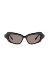 Balenciaga Palazzo Butterfly-frame Sunglasses In Black