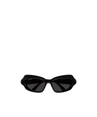 BALENCIAGA BALENCIAGA EYEWEAR PALAZZO RECTANGLE FRAME SUNGLASSES