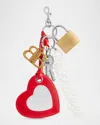 Balenciaga Paloma Charm Keychain In Gold
