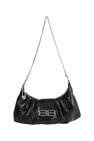 Balenciaga Pamela Medium Shoulder Bag In Black