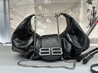 Balenciaga Pamela Shoulder Bag In Black