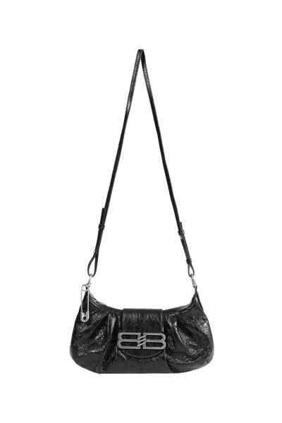 Balenciaga Pamela Shoulder Bag In Black
