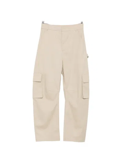 Balenciaga Panelled Cargo Pants In Neutral