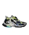 Balenciaga Panelled Chunky-sole Sneakers In Black