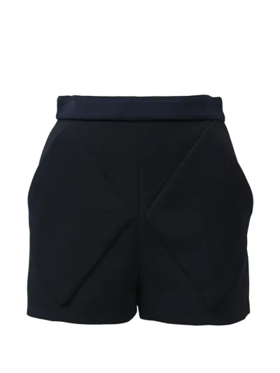 Pre-owned Balenciaga Panelled Mini Shorts In Black