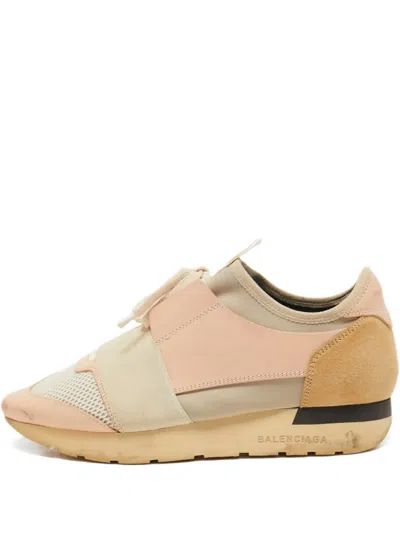 Pre-owned Balenciaga Panelled Sneakers