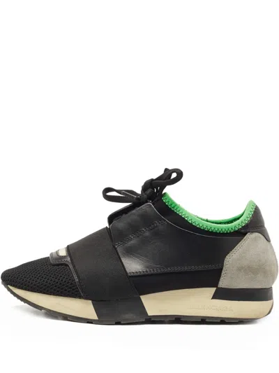 Pre-owned Balenciaga Panelled Sneakers