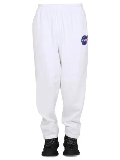 Balenciaga Pantalone Jogger Con Patch In Purple