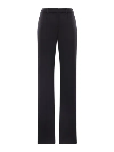 Balenciaga Slim Fit Tailored Trousers In Black