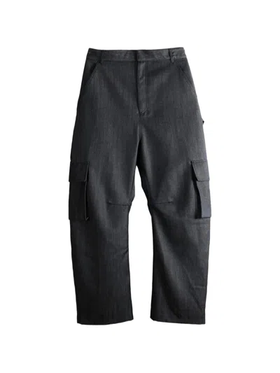 Balenciaga Pantaloni Cargo Relaxed In Blu