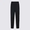 Balenciaga Black Pants With Belt Loops In Wool Blend Man In Black