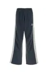 Balenciaga Men Blue Loop Sports Icon Baggy Sweatpants In Black