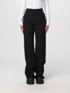 Balenciaga Trousers With Pockets And Belt Loops In Black