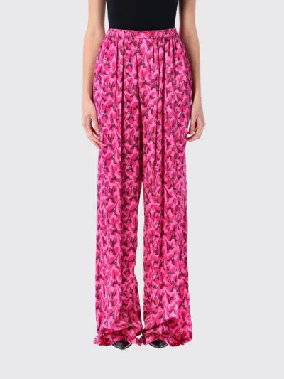 BALENCIAGA PANTS BALENCIAGA WOMAN COLOR PINK,H12510010