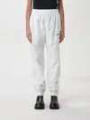 Balenciaga Regular Fit Tracksuit Style Pants In Weiss