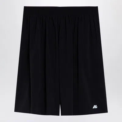 Balenciaga Black Nylon Short Activewear Stretch