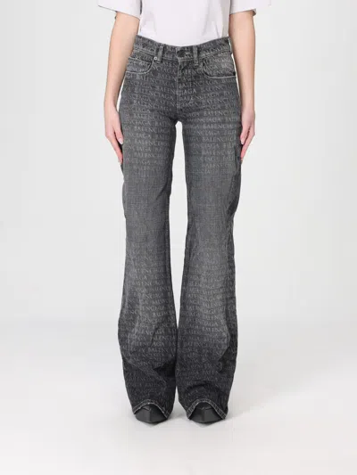Balenciaga Pants  Woman Color Black In Gray