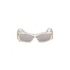 BALENCIAGA PAPER RECTANGLE FRAME SUNGLASSES