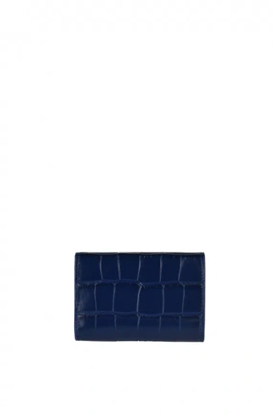 Balenciaga Paper Wallet In Blue