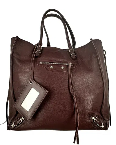 Pre-owned Balenciaga Papier A4 Zip-around Mini Tote (authentic Pre-loved)