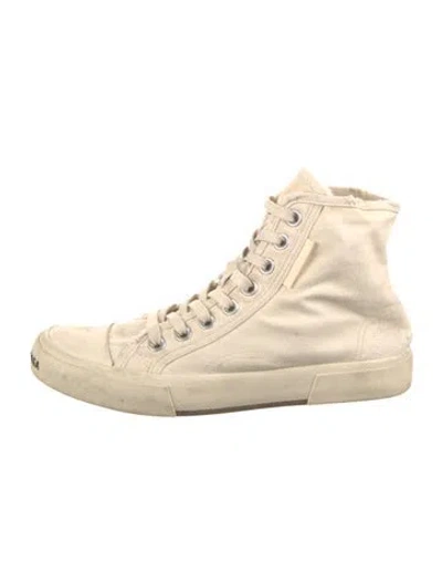 Pre-owned Balenciaga Paris Athletic Sneakers In White