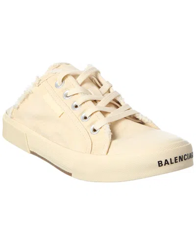 Balenciaga Paris Canvas & Rubber Sneaker In White