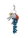 Balenciaga Paris Charm Keychain In Multi