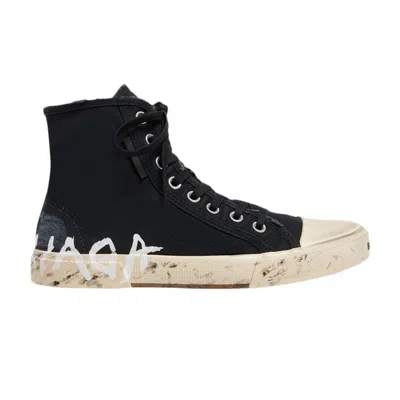 Pre-owned Balenciaga Paris High 'graffiti - Black' | Men's Size 40