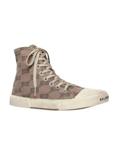 Balenciaga Paris High Top Sneakers In Multi
