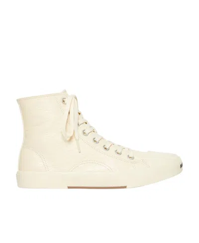 Balenciaga Paris High-top Sneakers In Nude