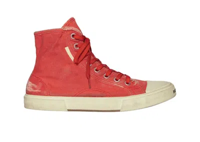 Pre-owned Balenciaga Paris High Top (women's) Sneakers In Red/white