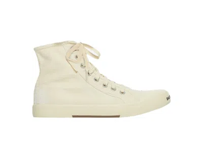 Pre-owned Balenciaga Paris High Top (women's) Sneakers In White