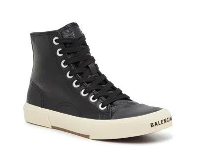 Balenciaga Paris Hightop Sneaker In Black