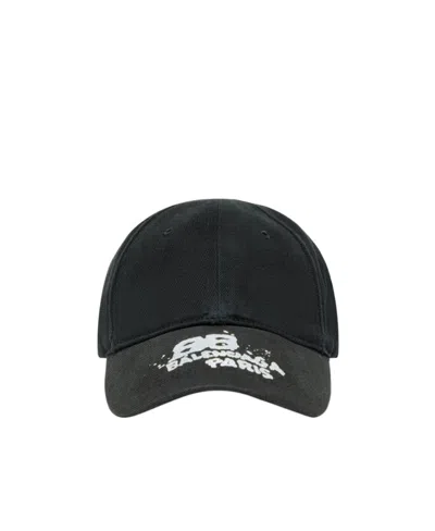 Balenciaga Bb Baseball Cap In Black | ModeSens