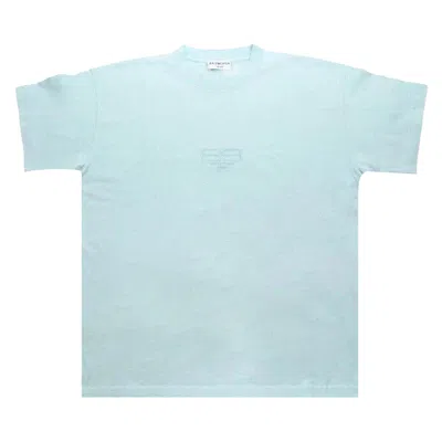Pre-owned Balenciaga Paris Icon T-shirt 'aqua/green' | Women's Size Xs