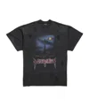 Balenciaga Paris Moon Vintage Jersey T-shirt In Black