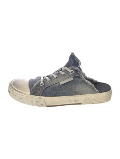 Pre-owned Balenciaga Paris Mule Athletic Sneakers In Blue