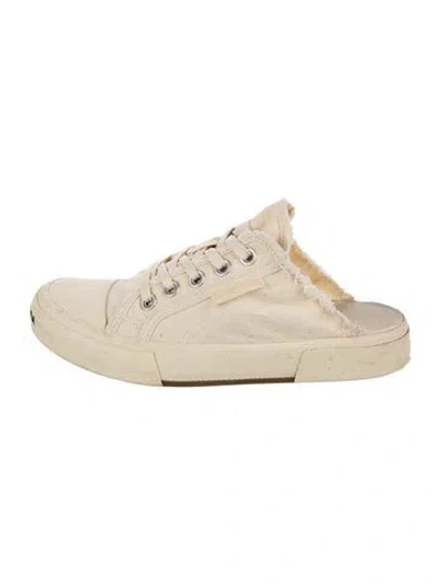 Pre-owned Balenciaga Paris Mule Sneakers Sneakers In Neutral