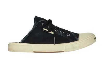 Pre-owned Balenciaga Paris Mule (women's) Sneakers In Black/white