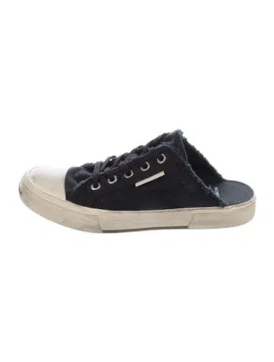 Pre-owned Balenciaga Paris Sneakers In Blue