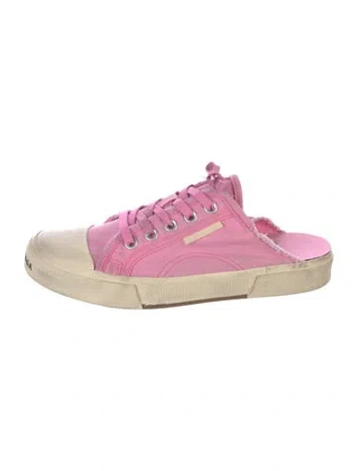 Pre-owned Balenciaga Paris Sneakers In Pink