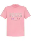 Balenciaga Paris Strass T-shirt In Pink