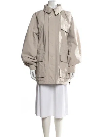 Pre-owned Balenciaga Parka In Neutral