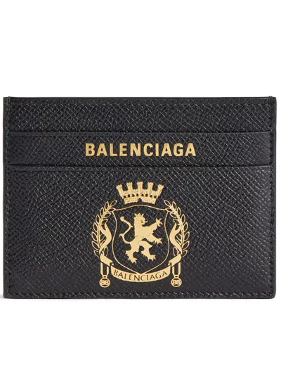 Balenciaga Passport Card Holder Accessories In Black