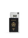 Balenciaga Passport Matte Soft Leather Phone Holder In Black