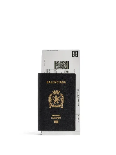 BALENCIAGA PASSPORT LEATHER WALLET