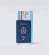 Balenciaga Long Wallet Passport In Blue