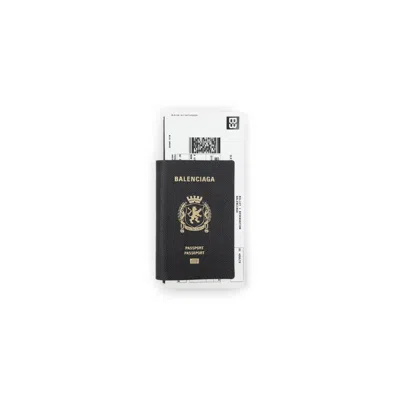Balenciaga Passport Long Wallet Unica In Black