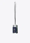 Balenciaga Passport Phone Holder In Blue