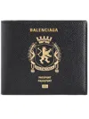 Balenciaga Passport Square Folded Wallet Accessories In Black